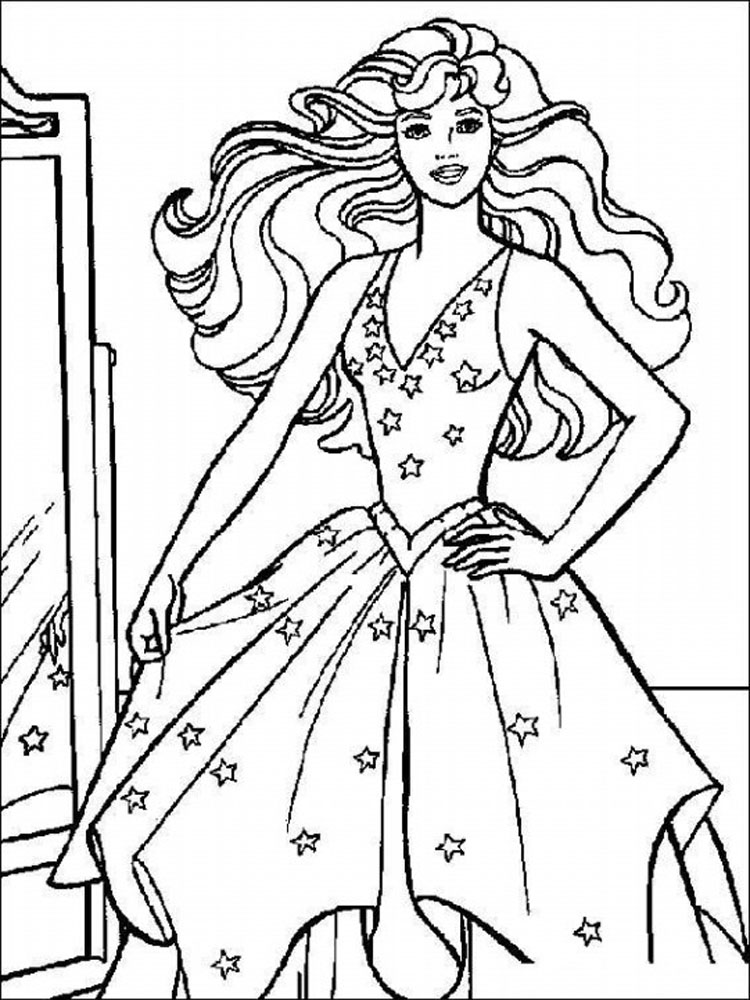 Disegno da colorare: Barbie (Cartoni animati) #27488 - Pagine da Colorare Stampabili Gratuite