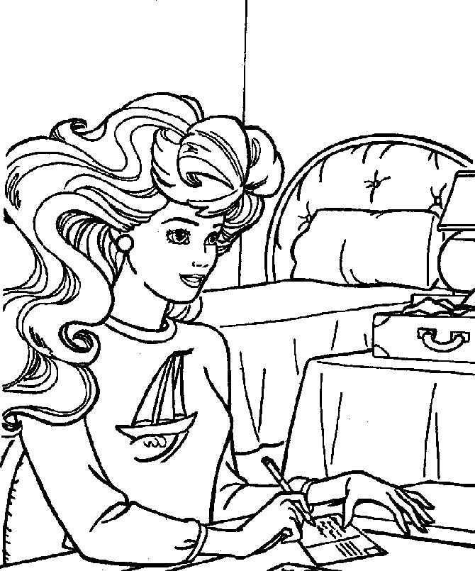 Disegno da colorare: Barbie (Cartoni animati) #27717 - Pagine da Colorare Stampabili Gratuite