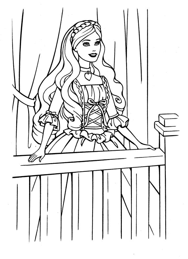 Disegno da colorare: Barbie (Cartoni animati) #27828 - Pagine da Colorare Stampabili Gratuite