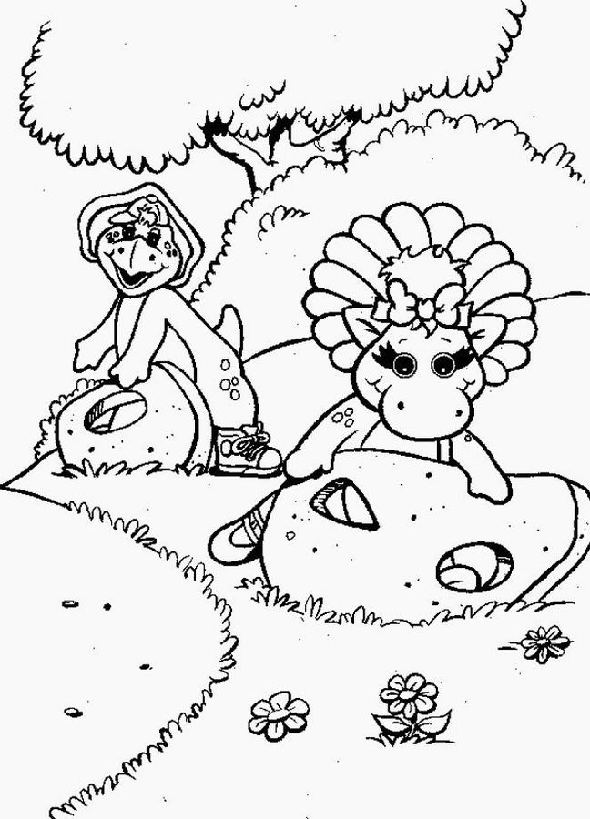 Disegno da colorare: Barney e i suoi amici (Cartoni animati) #40917 - Pagine da Colorare Stampabili Gratuite