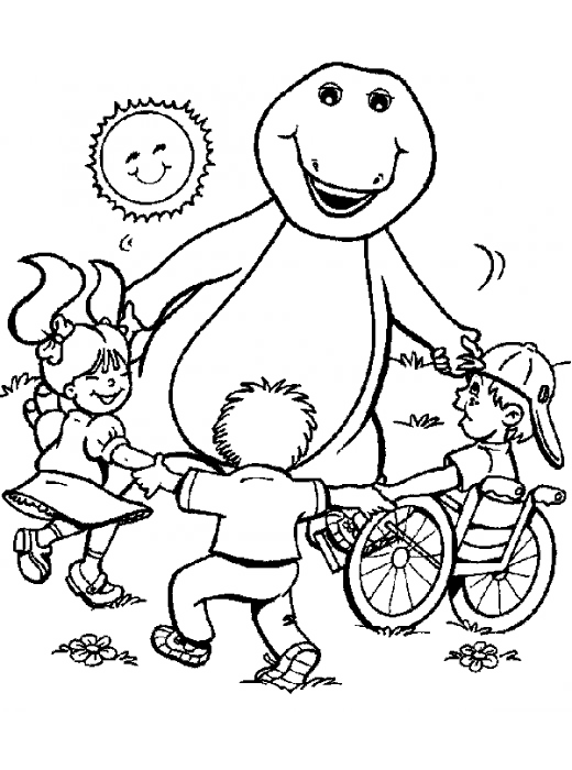 Disegno da colorare: Barney e i suoi amici (Cartoni animati) #40922 - Pagine da Colorare Stampabili Gratuite