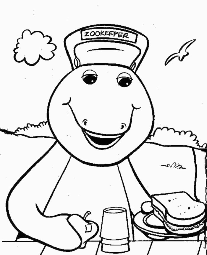 Disegno da colorare: Barney e i suoi amici (Cartoni animati) #40924 - Pagine da Colorare Stampabili Gratuite