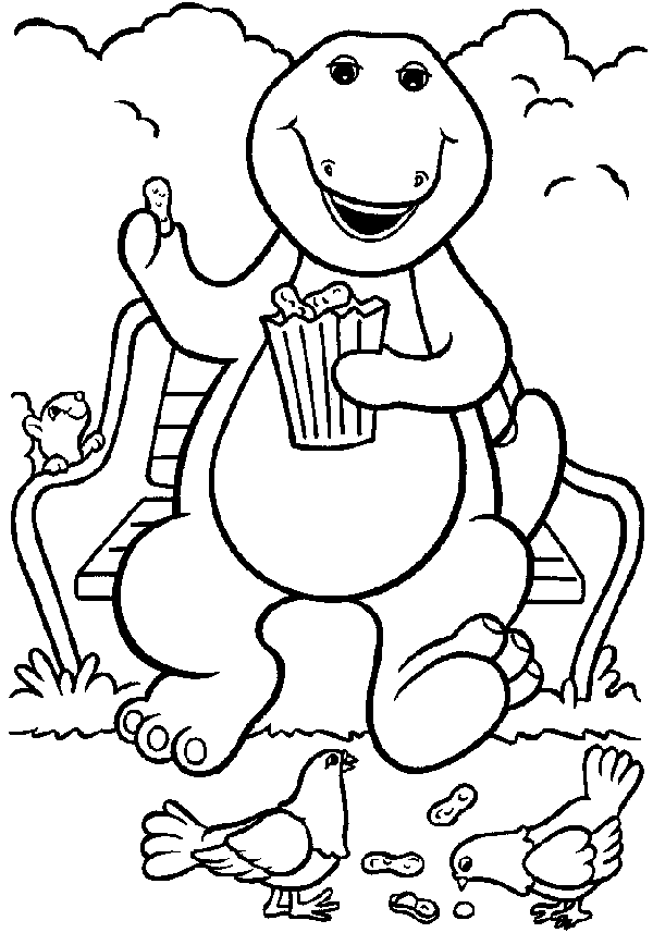 Disegno da colorare: Barney e i suoi amici (Cartoni animati) #40934 - Pagine da Colorare Stampabili Gratuite