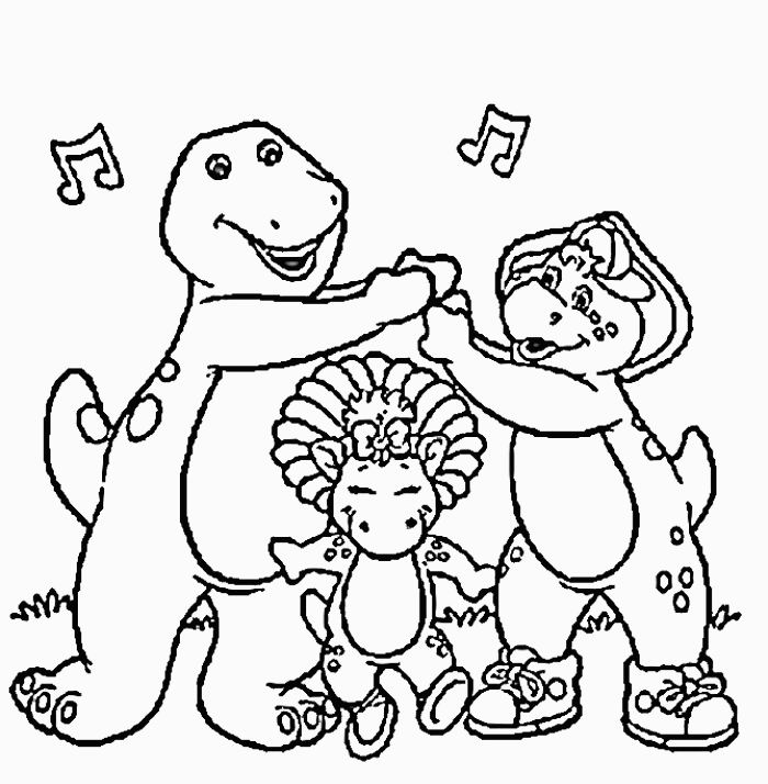 Disegno da colorare: Barney e i suoi amici (Cartoni animati) #40936 - Pagine da Colorare Stampabili Gratuite