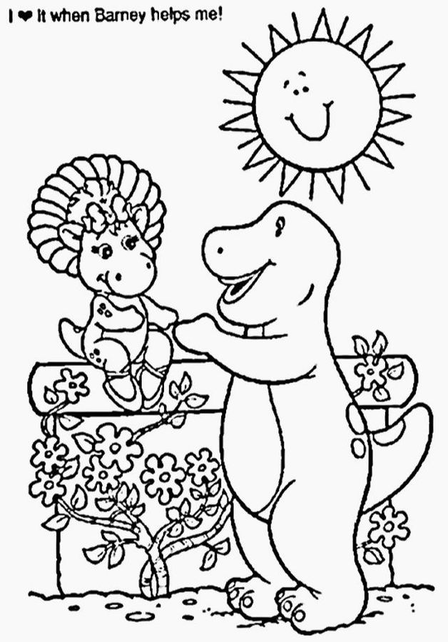 Disegno da colorare: Barney e i suoi amici (Cartoni animati) #40943 - Pagine da Colorare Stampabili Gratuite