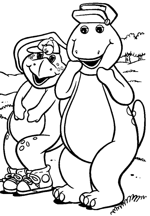 Disegno da colorare: Barney e i suoi amici (Cartoni animati) #40977 - Pagine da Colorare Stampabili Gratuite