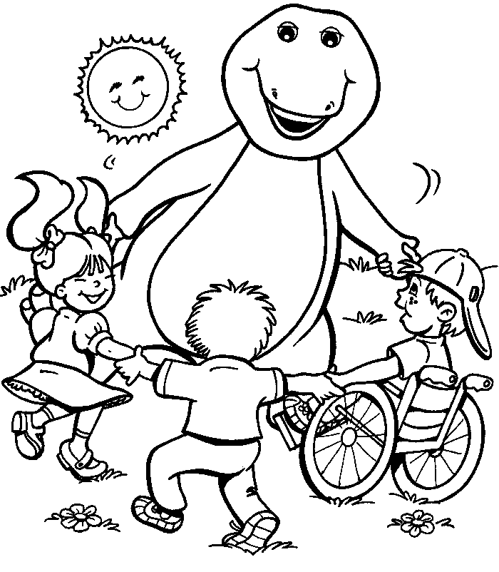 Disegno da colorare: Barney e i suoi amici (Cartoni animati) #40980 - Pagine da Colorare Stampabili Gratuite