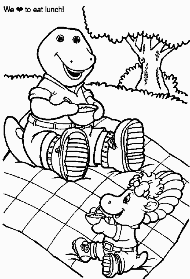 Disegno da colorare: Barney e i suoi amici (Cartoni animati) #41030 - Pagine da Colorare Stampabili Gratuite