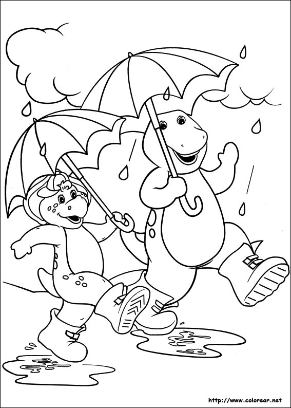 Disegno da colorare: Barney e i suoi amici (Cartoni animati) #41069 - Pagine da Colorare Stampabili Gratuite