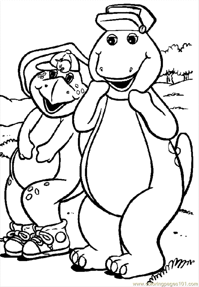 Disegno da colorare: Barney e i suoi amici (Cartoni animati) #41076 - Pagine da Colorare Stampabili Gratuite