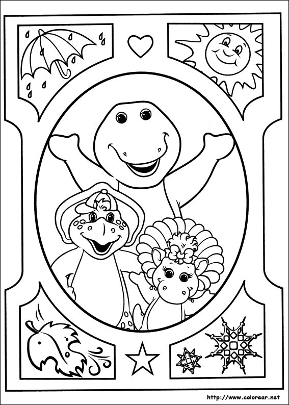 Disegno da colorare: Barney e i suoi amici (Cartoni animati) #41079 - Pagine da Colorare Stampabili Gratuite