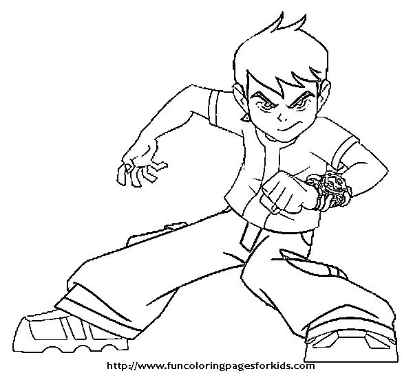 Disegno da colorare: Ben 10 (Cartoni animati) #40403 - Pagine da Colorare Stampabili Gratuite