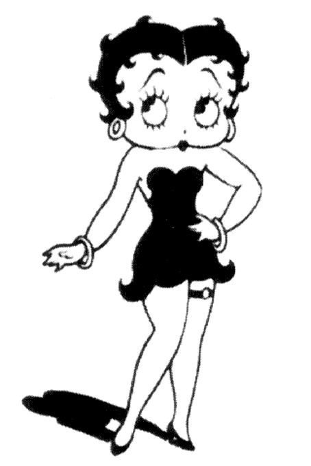 Disegno da colorare: Betty Boop (Cartoni animati) #25954 - Pagine da Colorare Stampabili Gratuite