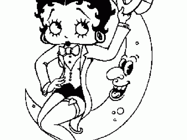 Disegno da colorare: Betty Boop (Cartoni animati) #25987 - Pagine da Colorare Stampabili Gratuite