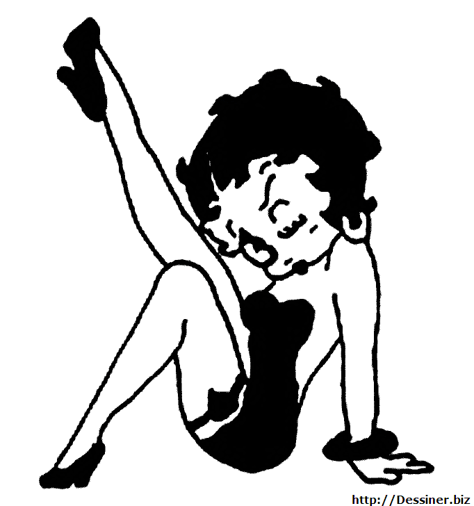 Disegno da colorare: Betty Boop (Cartoni animati) #26001 - Pagine da Colorare Stampabili Gratuite