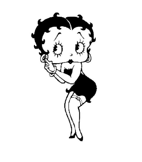 Disegno da colorare: Betty Boop (Cartoni animati) #26009 - Pagine da Colorare Stampabili Gratuite