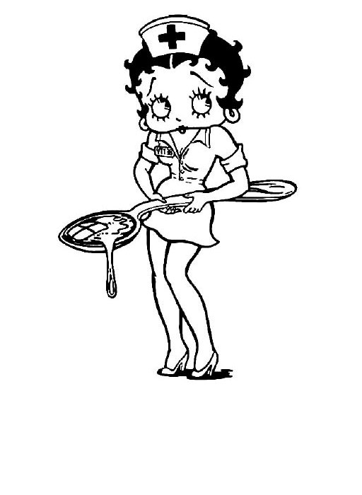 Disegno da colorare: Betty Boop (Cartoni animati) #26037 - Pagine da Colorare Stampabili Gratuite