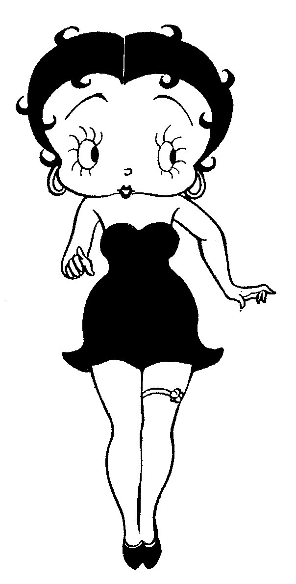 Disegno da colorare: Betty Boop (Cartoni animati) #26066 - Pagine da Colorare Stampabili Gratuite