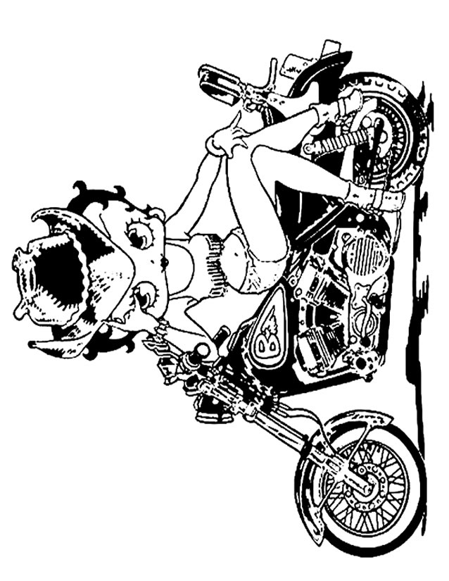 Disegno da colorare: Betty Boop (Cartoni animati) #26067 - Pagine da Colorare Stampabili Gratuite