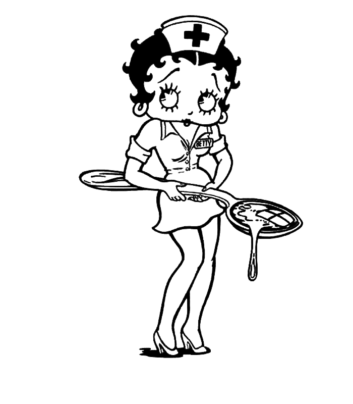 Disegno da colorare: Betty Boop (Cartoni animati) #26071 - Pagine da Colorare Stampabili Gratuite