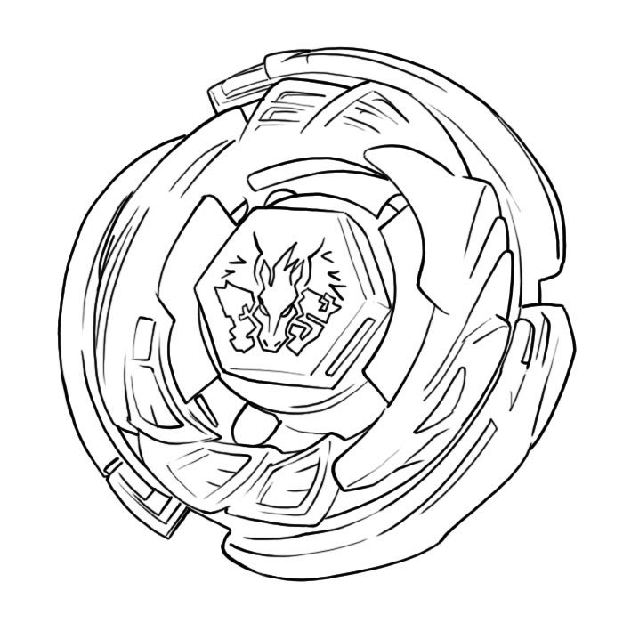 Disegno da colorare: beyblade (Cartoni animati) #46818 - Pagine da Colorare Stampabili Gratuite