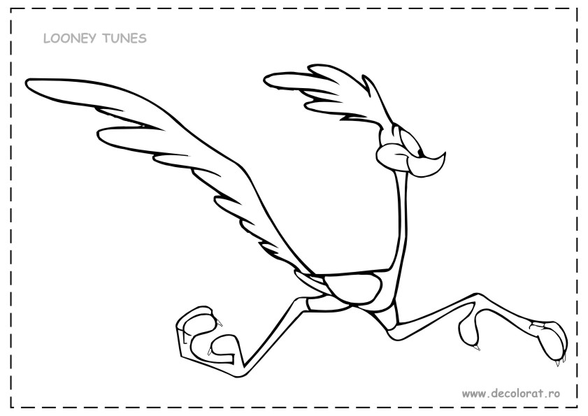Disegno da colorare: Bip Bip e Coyote (Cartoni animati) #47241 - Pagine da Colorare Stampabili Gratuite
