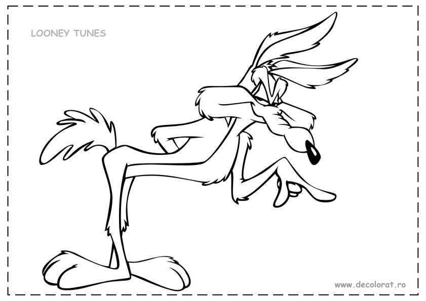 Disegno da colorare: Bip Bip e Coyote (Cartoni animati) #47265 - Pagine da Colorare Stampabili Gratuite