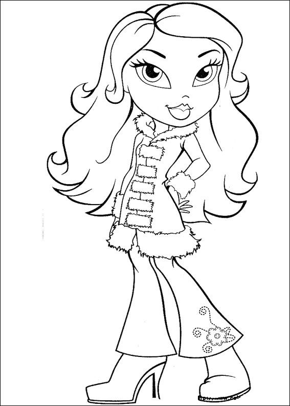 Disegno da colorare: Bratz (Cartoni animati) #32371 - Pagine da Colorare Stampabili Gratuite