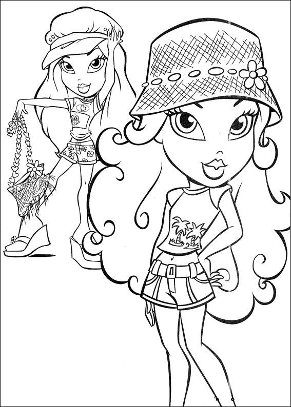 Disegno da colorare: Bratz (Cartoni animati) #32391 - Pagine da Colorare Stampabili Gratuite