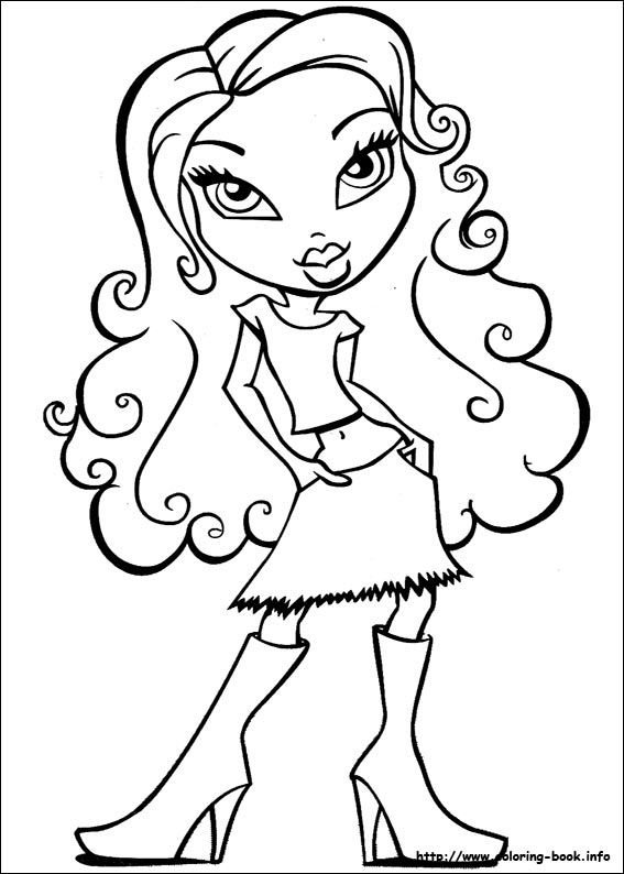 Disegno da colorare: Bratz (Cartoni animati) #32405 - Pagine da Colorare Stampabili Gratuite