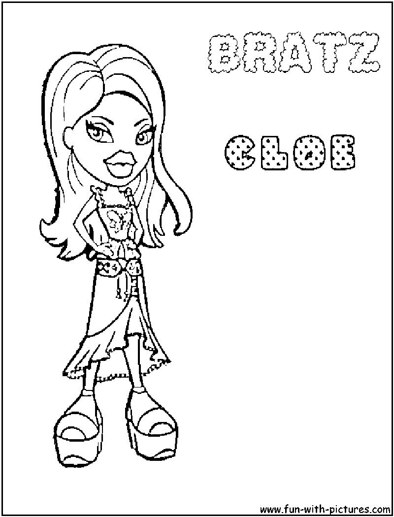 Disegno da colorare: Bratz (Cartoni animati) #32511 - Pagine da Colorare Stampabili Gratuite