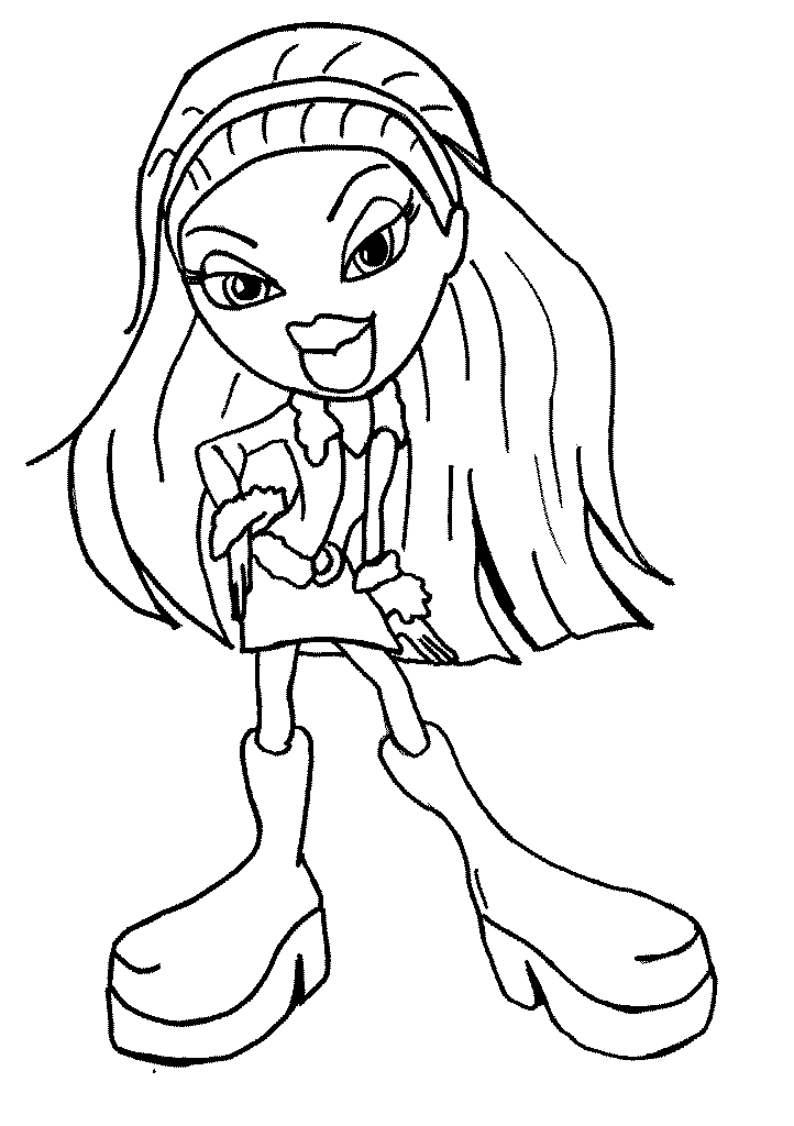 Disegno da colorare: Bratz (Cartoni animati) #32521 - Pagine da Colorare Stampabili Gratuite