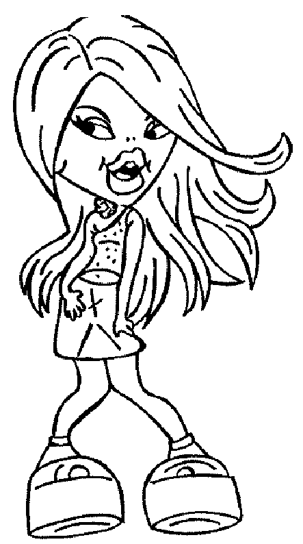 Disegno da colorare: Bratz (Cartoni animati) #32651 - Pagine da Colorare Stampabili Gratuite