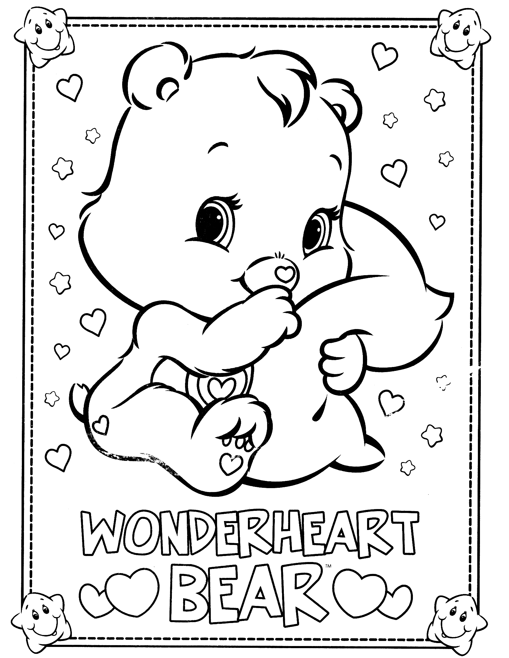 Disegno da colorare: Care Bears / Care Bears (Cartoni animati) #37130 - Pagine da Colorare Stampabili Gratuite