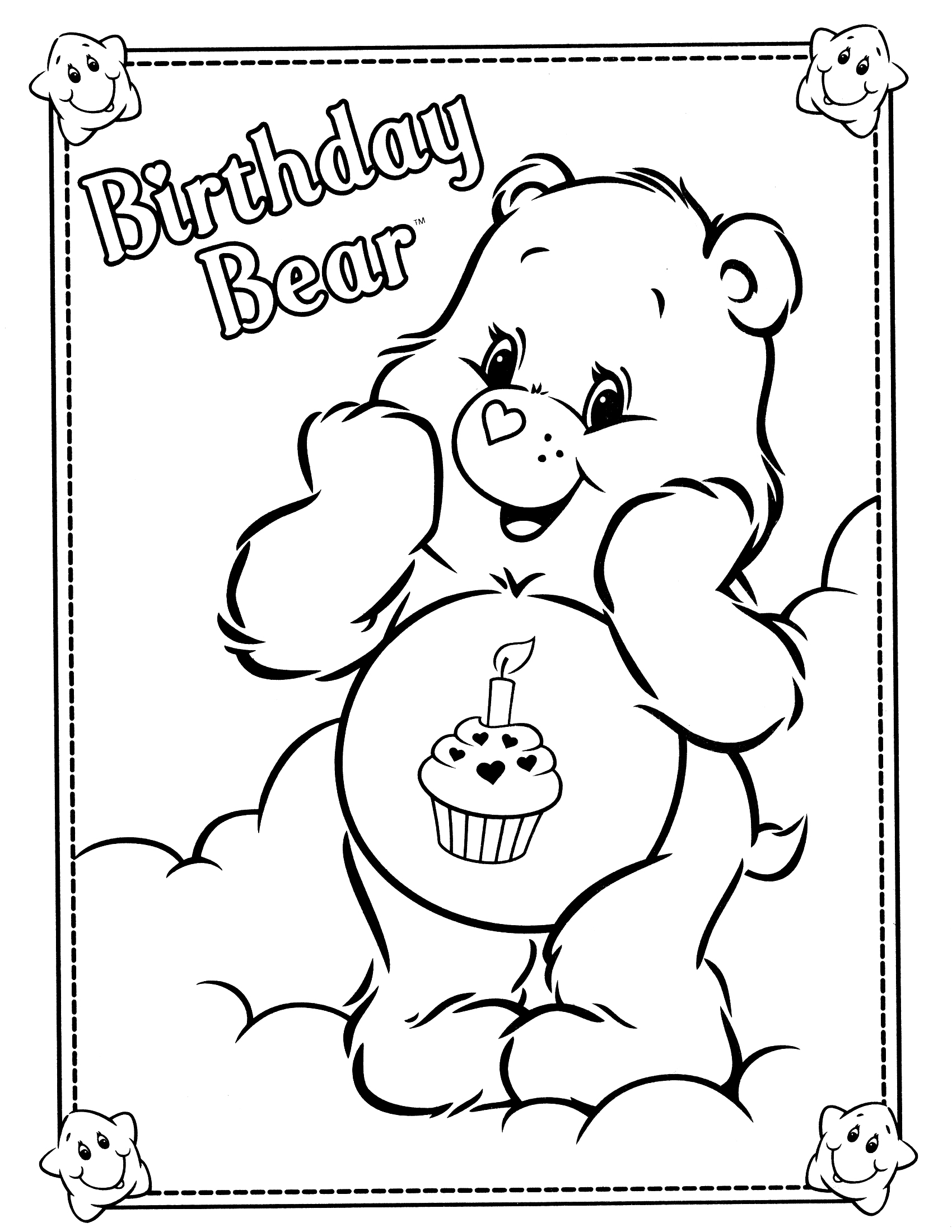 Disegno da colorare: Care Bears / Care Bears (Cartoni animati) #37134 - Pagine da Colorare Stampabili Gratuite