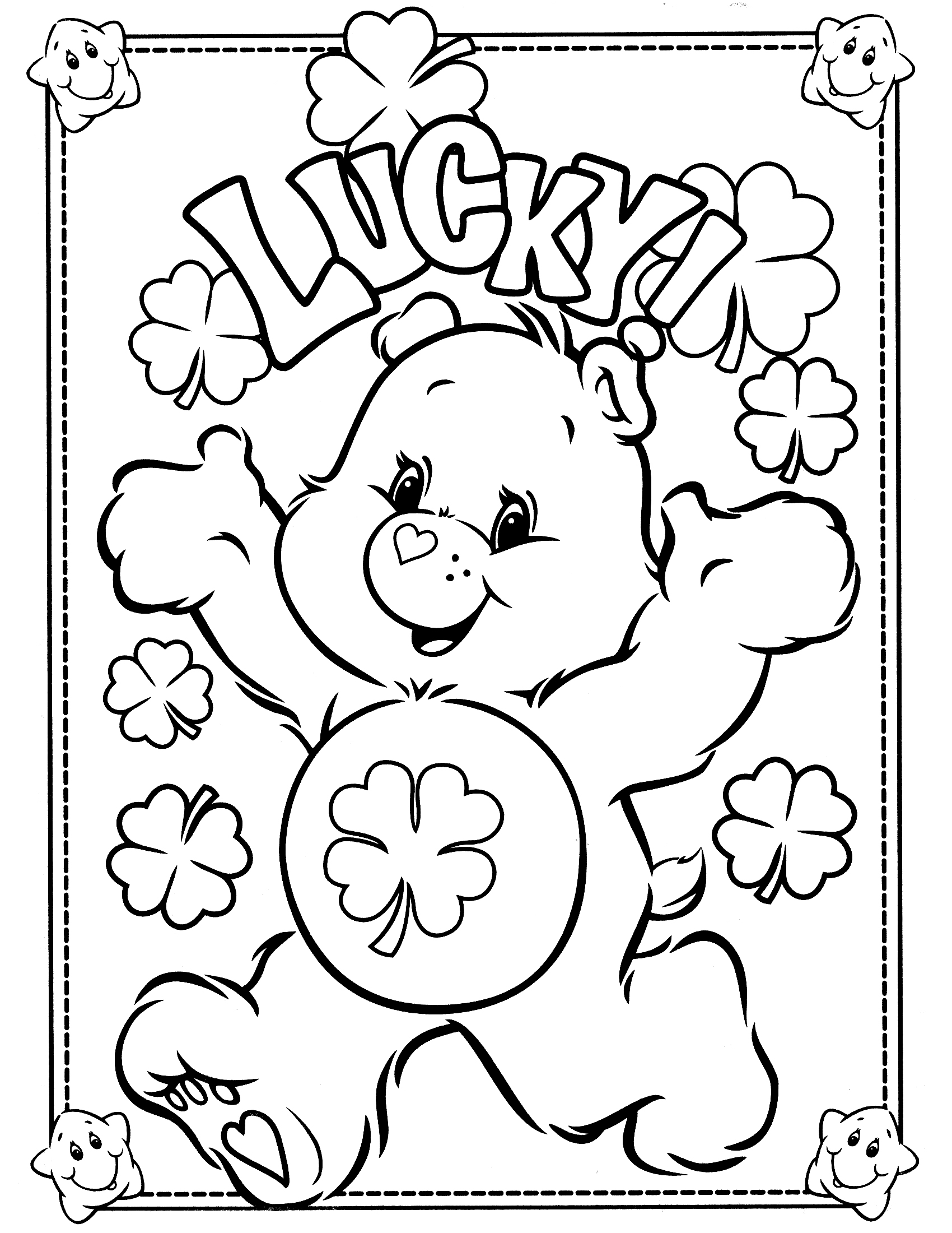 Disegno da colorare: Care Bears / Care Bears (Cartoni animati) #37137 - Pagine da Colorare Stampabili Gratuite