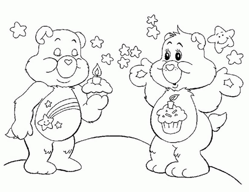 Disegno da colorare: Care Bears / Care Bears (Cartoni animati) #37143 - Pagine da Colorare Stampabili Gratuite