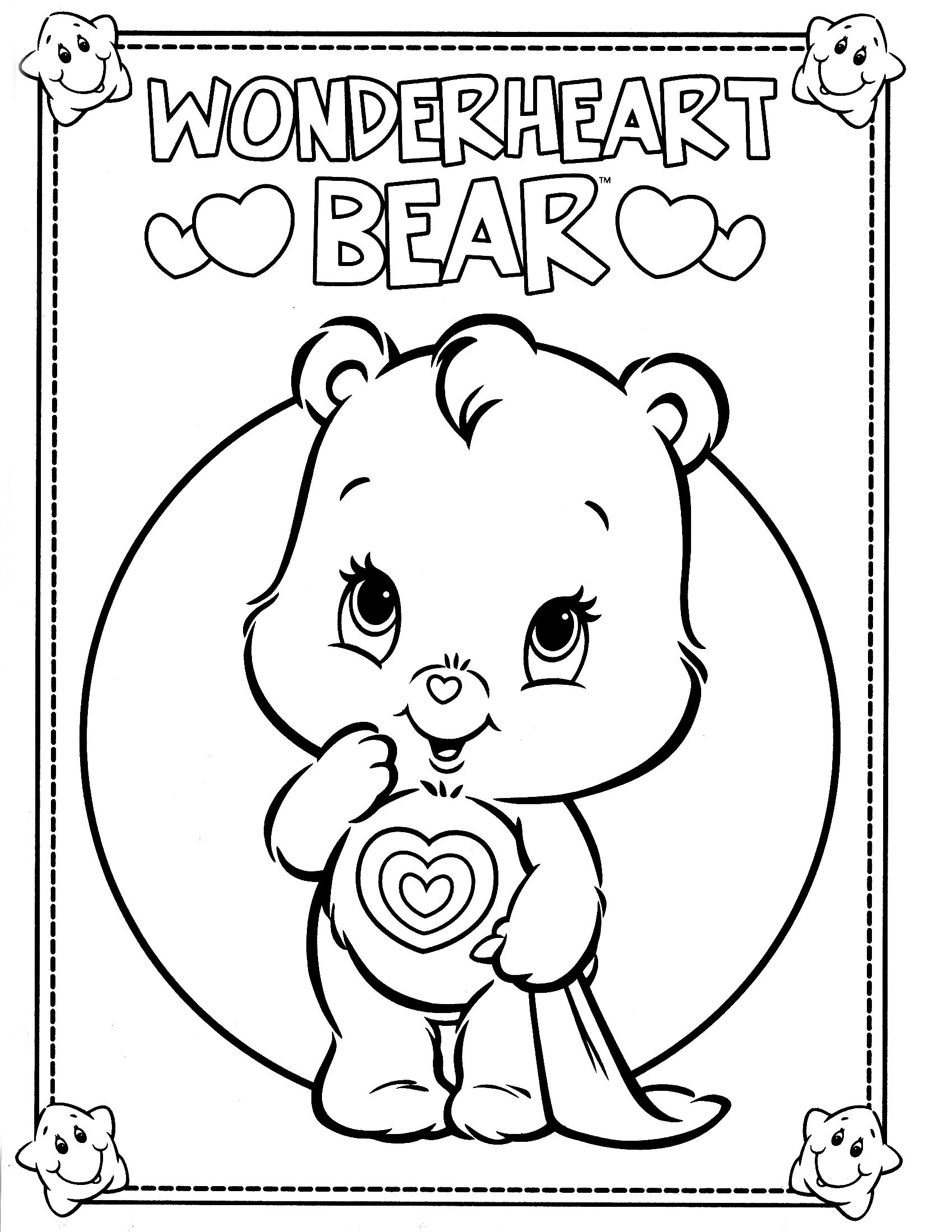 Disegno da colorare: Care Bears / Care Bears (Cartoni animati) #37145 - Pagine da Colorare Stampabili Gratuite