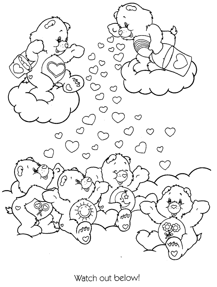 Disegno da colorare: Care Bears / Care Bears (Cartoni animati) #37152 - Pagine da Colorare Stampabili Gratuite