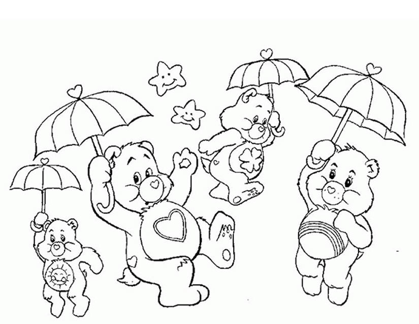 Disegno da colorare: Care Bears / Care Bears (Cartoni animati) #37170 - Pagine da Colorare Stampabili Gratuite
