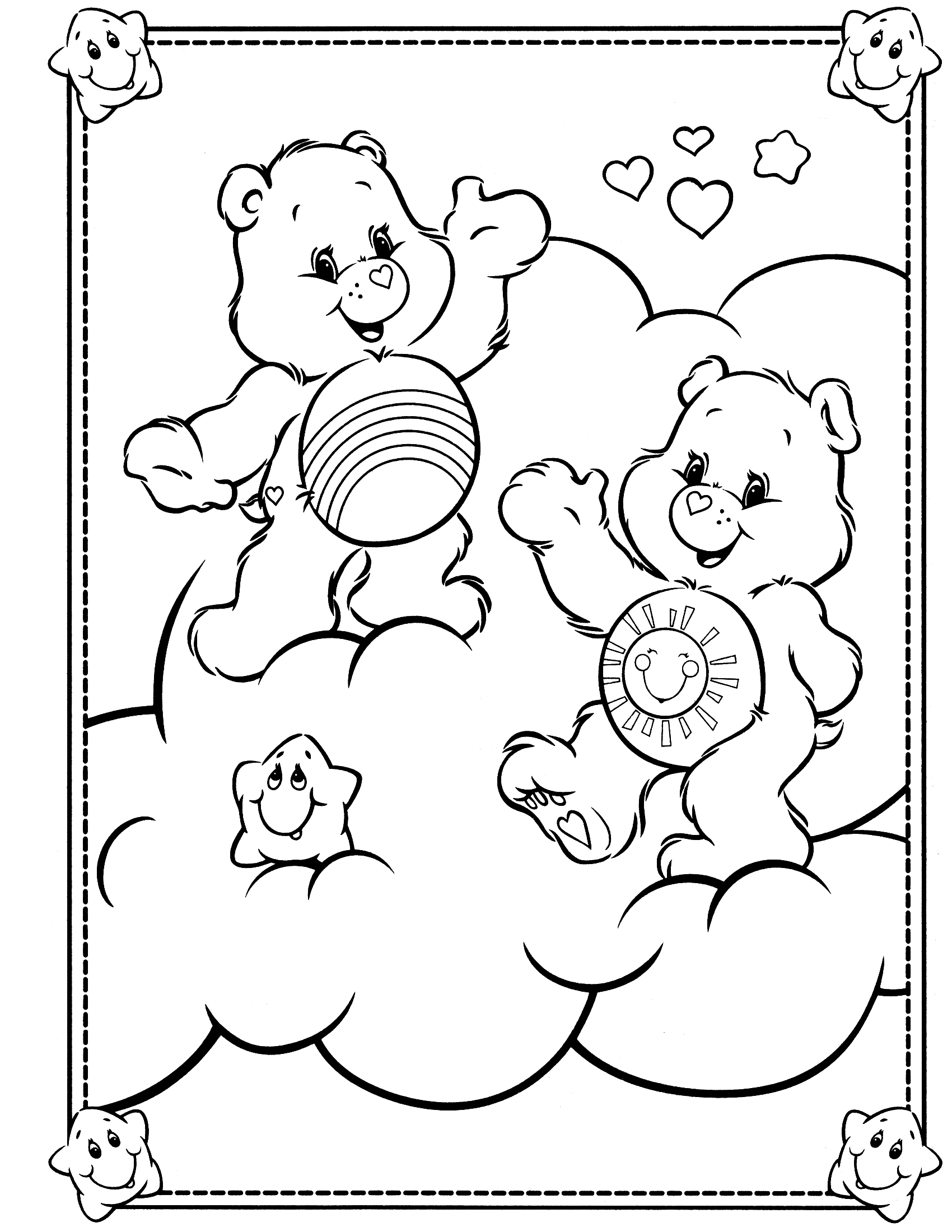 Disegno da colorare: Care Bears / Care Bears (Cartoni animati) #37178 - Pagine da Colorare Stampabili Gratuite