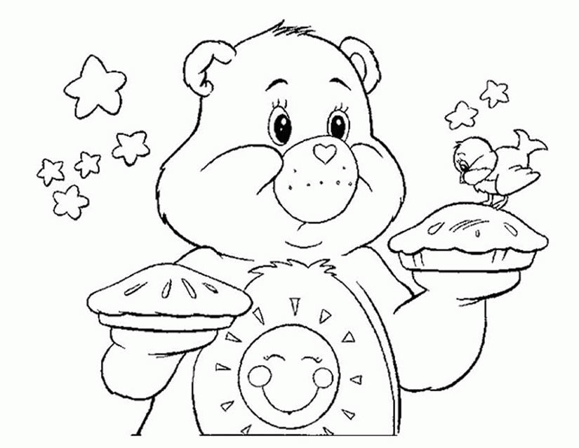 Disegno da colorare: Care Bears / Care Bears (Cartoni animati) #37188 - Pagine da Colorare Stampabili Gratuite
