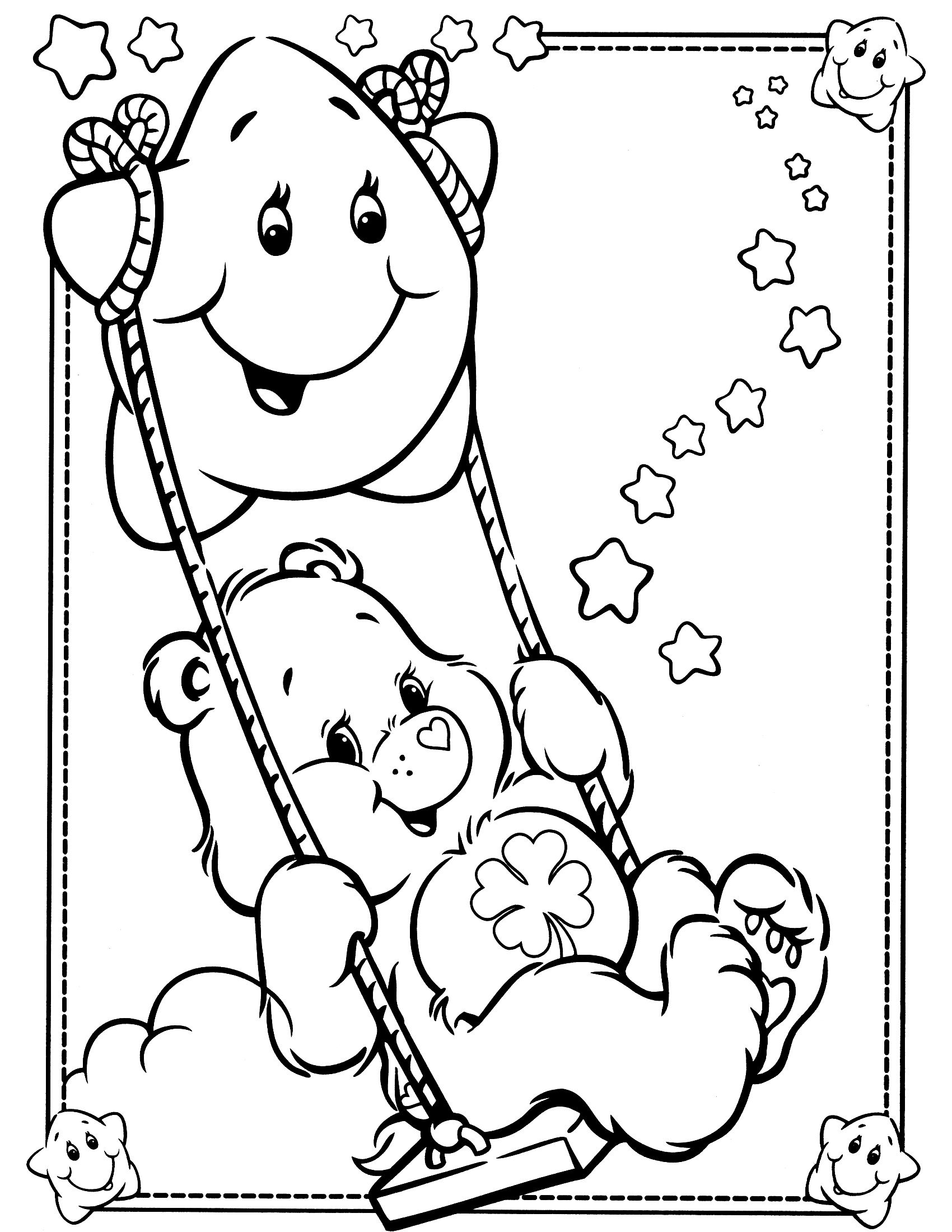 Disegno da colorare: Care Bears / Care Bears (Cartoni animati) #37196 - Pagine da Colorare Stampabili Gratuite