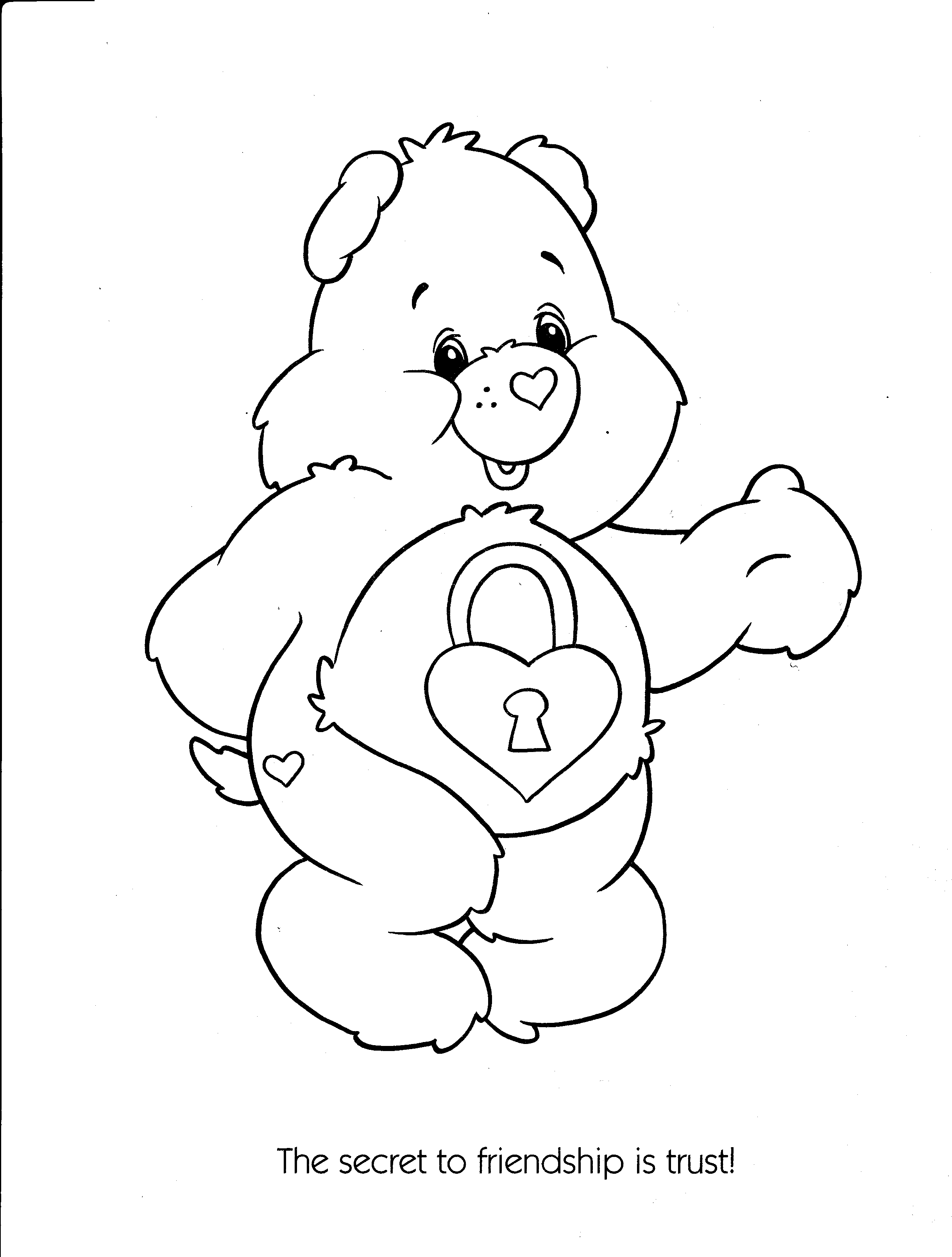Disegno da colorare: Care Bears / Care Bears (Cartoni animati) #37209 - Pagine da Colorare Stampabili Gratuite