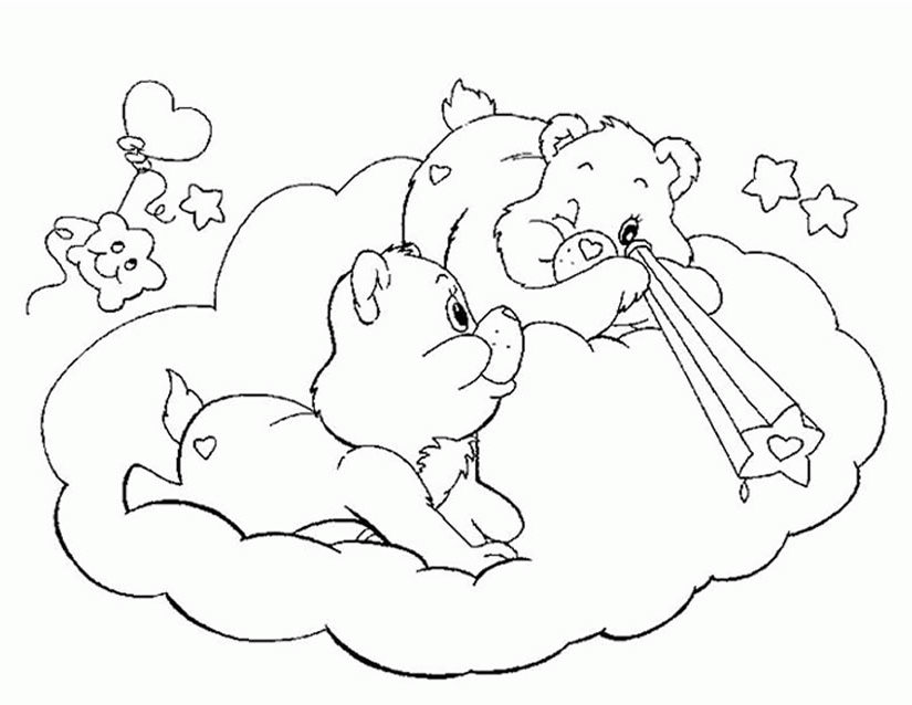 Disegno da colorare: Care Bears / Care Bears (Cartoni animati) #37211 - Pagine da Colorare Stampabili Gratuite