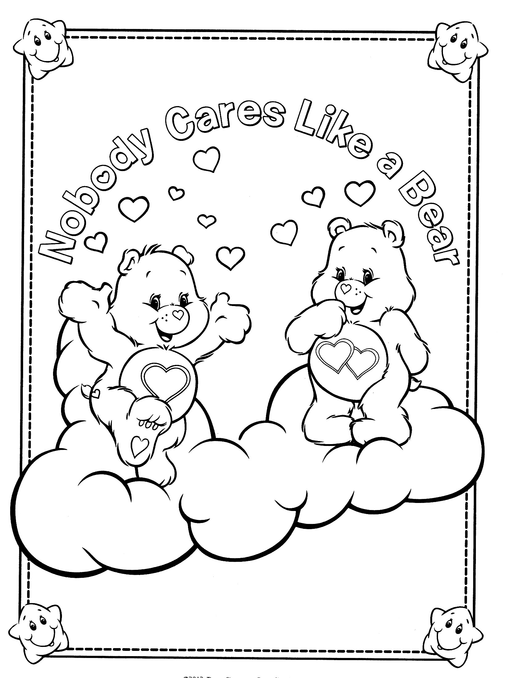 Disegno da colorare: Care Bears / Care Bears (Cartoni animati) #37223 - Pagine da Colorare Stampabili Gratuite