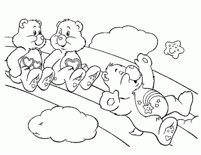 Disegno da colorare: Care Bears / Care Bears (Cartoni animati) #37236 - Pagine da Colorare Stampabili Gratuite