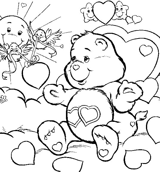 Disegno da colorare: Care Bears / Care Bears (Cartoni animati) #37243 - Pagine da Colorare Stampabili Gratuite