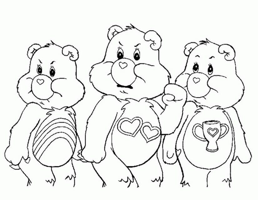 Disegno da colorare: Care Bears / Care Bears (Cartoni animati) #37246 - Pagine da Colorare Stampabili Gratuite