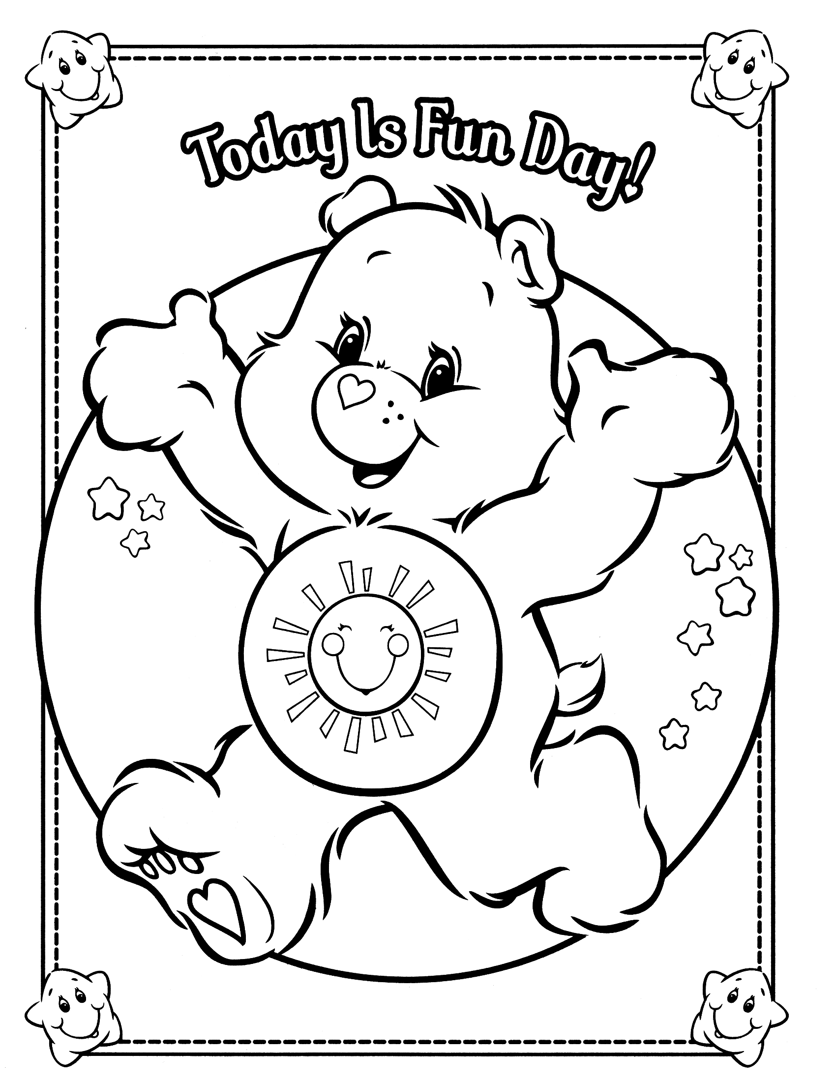 Disegno da colorare: Care Bears / Care Bears (Cartoni animati) #37282 - Pagine da Colorare Stampabili Gratuite